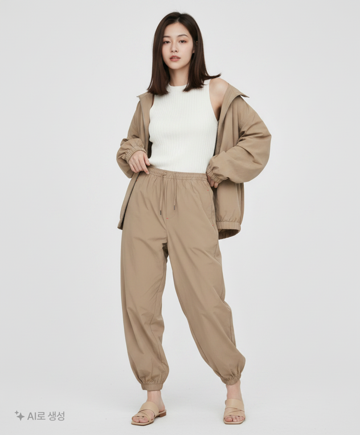 언코티드247(UNCOATED 247) 조거 팬츠 L