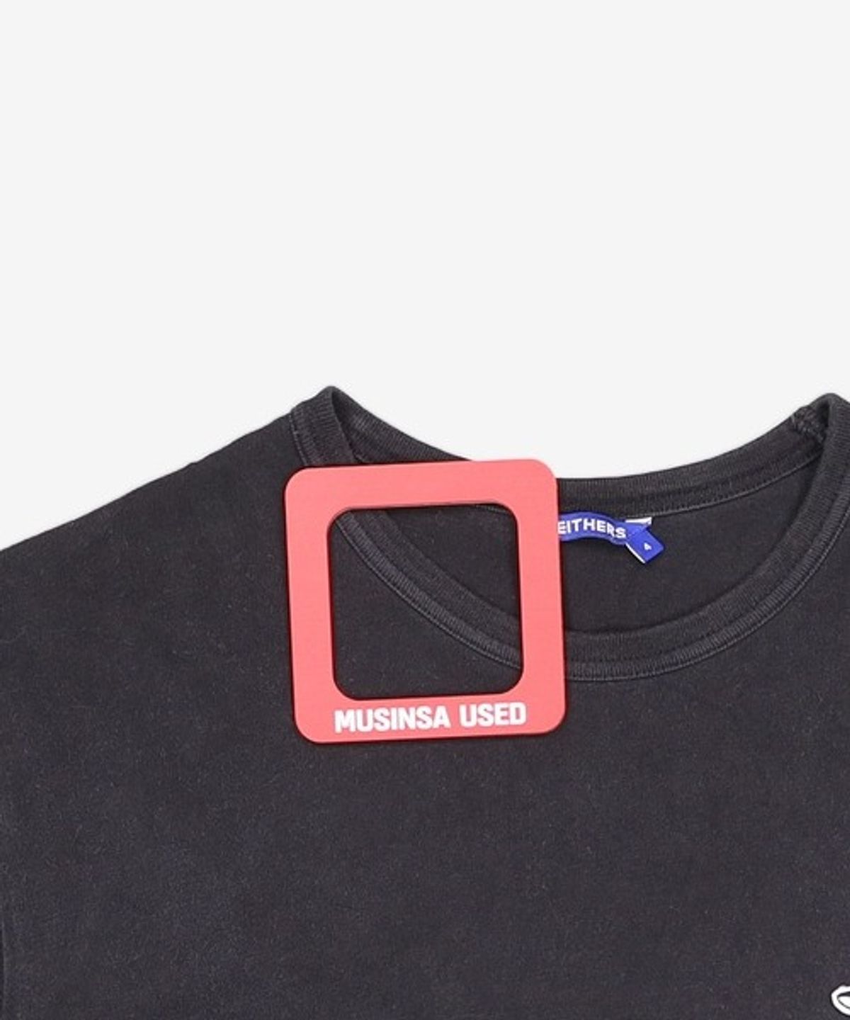 네이더스(NEITHERS) BASIC S/S T-SHIRT (BLACK) 4