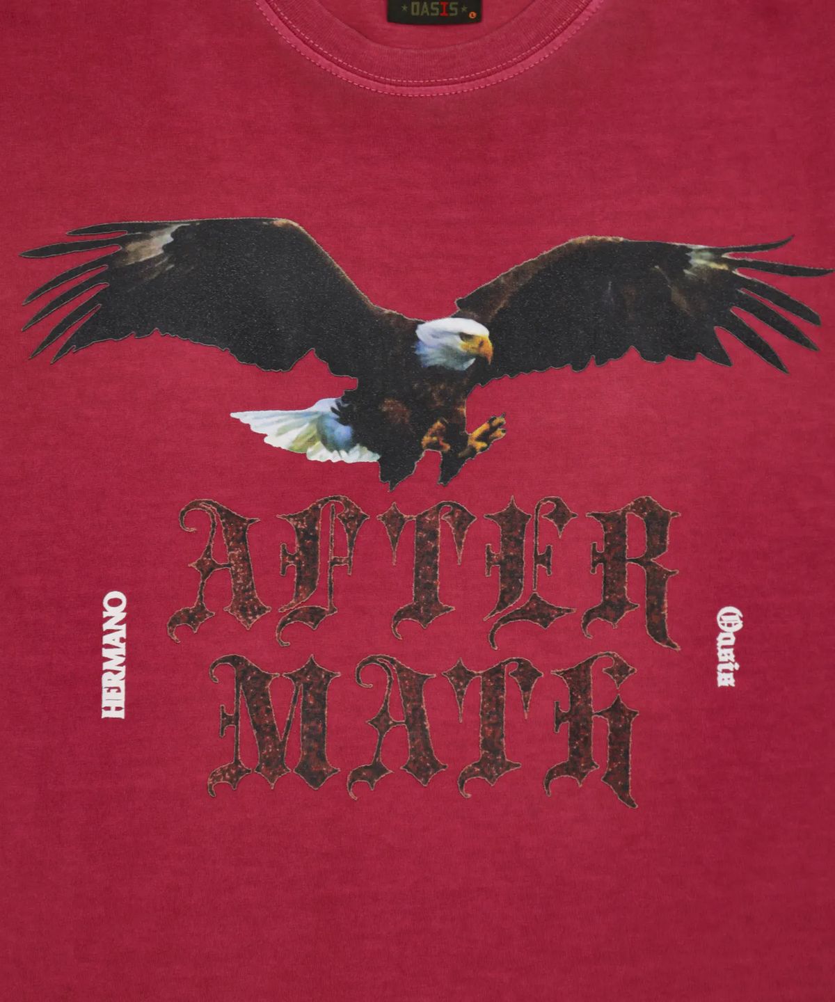애프터매스(AFTERMATH) PIG DYED BALD EAGLE TEE