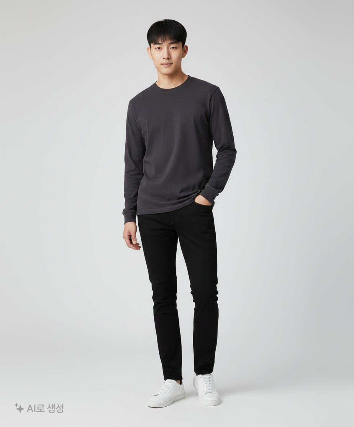 무신사 스탠다드(MUSINSA STANDARD) 긴소매 티셔츠 L