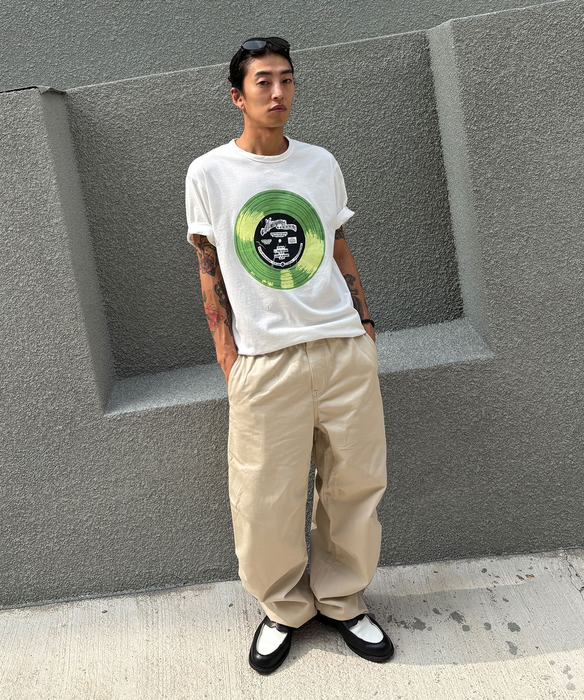 겐조(KENZO) 남성 하이써머 겐조 사운드 클래식 티셔츠_K263AMTH03WHX