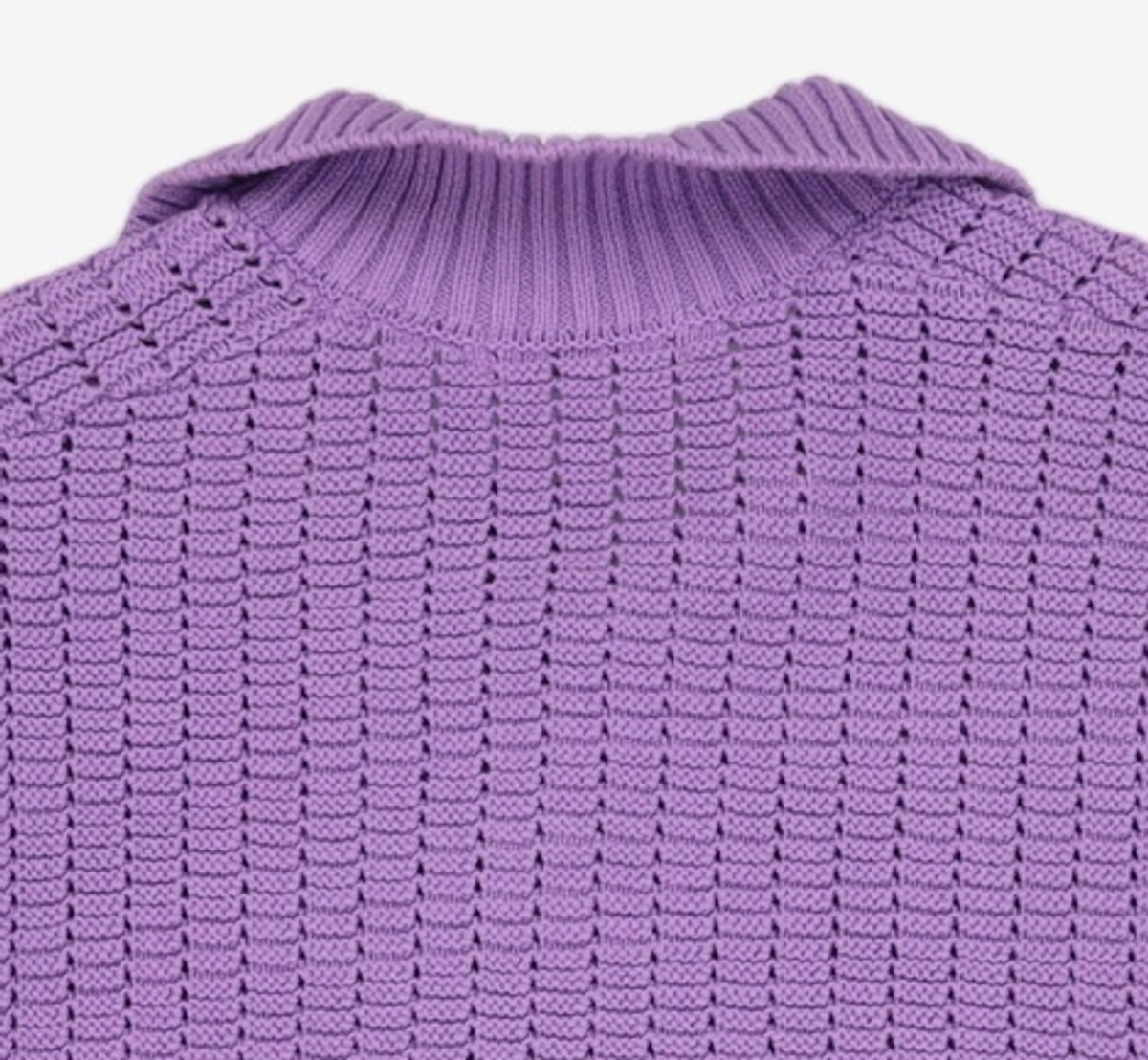 마틴플랜(MARTIN PLAN) Lilac Half Knit Shirts - PURPLE S