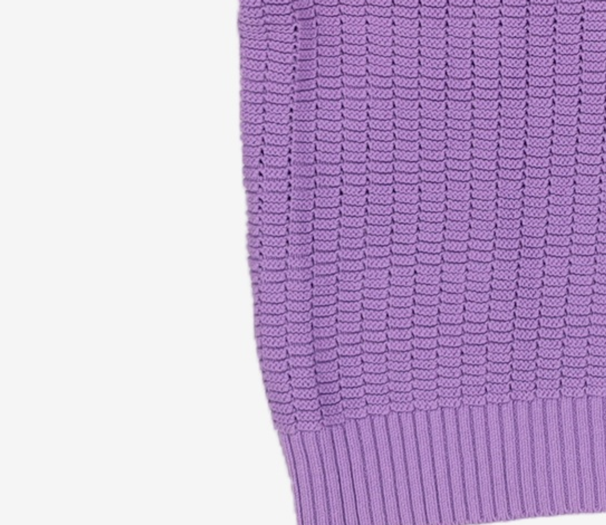 마틴플랜(MARTIN PLAN) Lilac Half Knit Shirts - PURPLE S