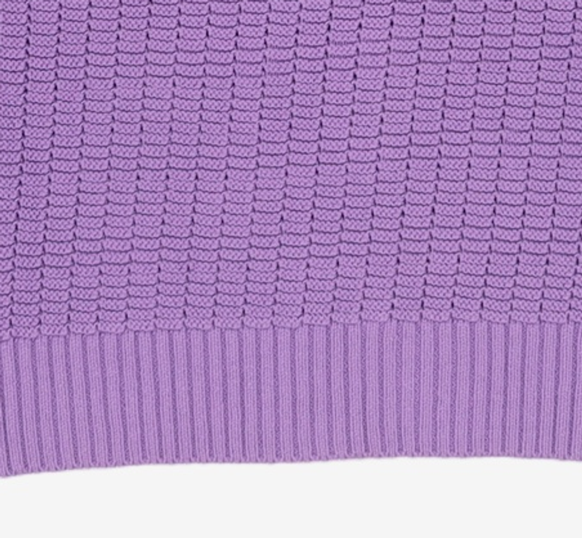 마틴플랜(MARTIN PLAN) Lilac Half Knit Shirts - PURPLE S