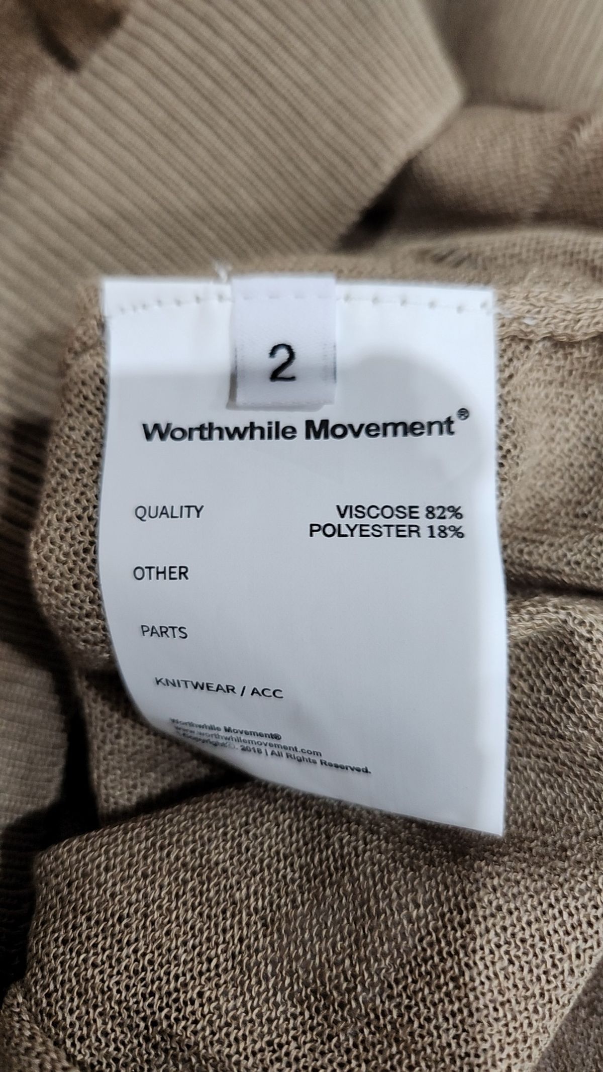 월스와일 무브먼트(WORTHWHILE MOVEMENT) 니트/스웨터 2