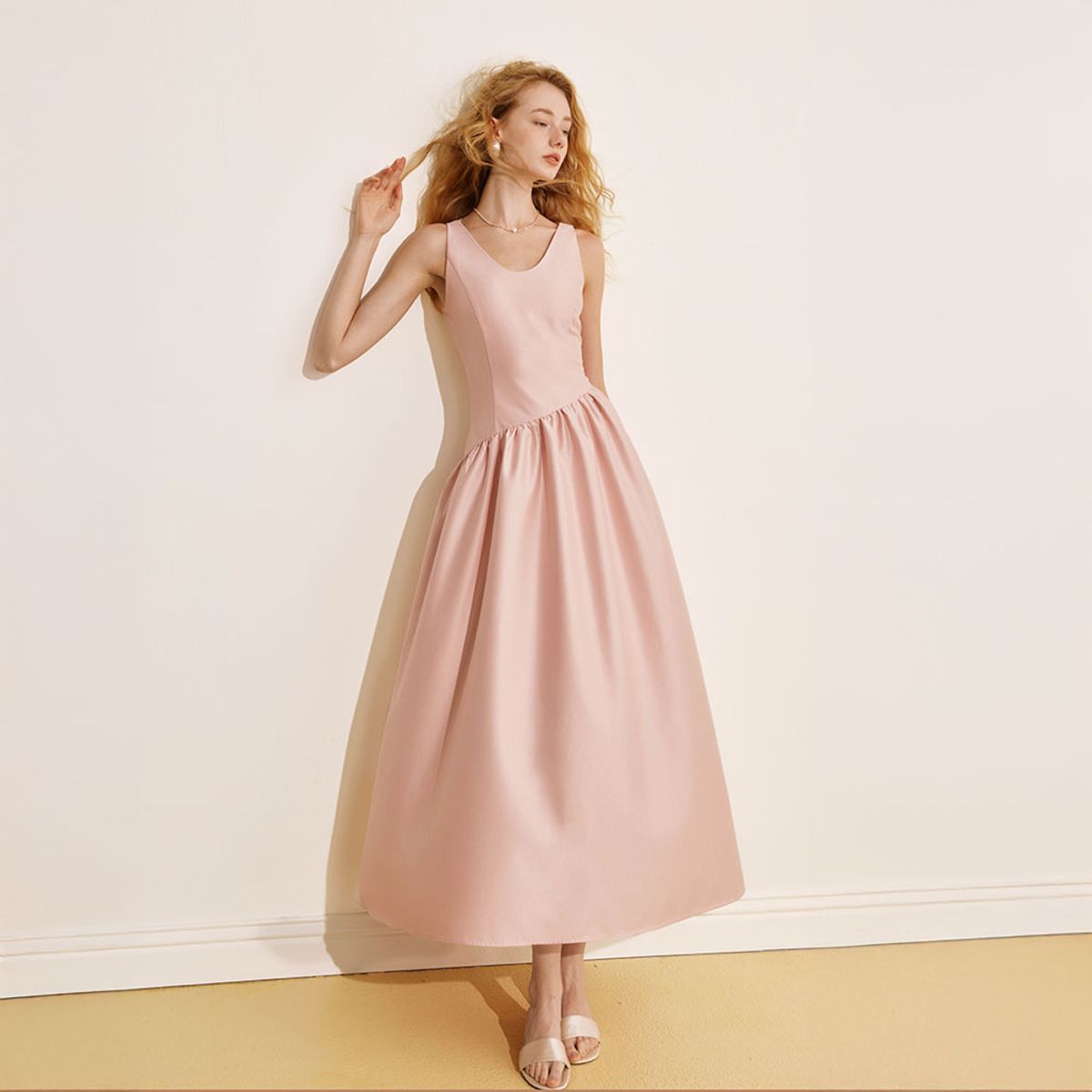 와이와이아이엠(YYIAM) YY_Satin gown long dress