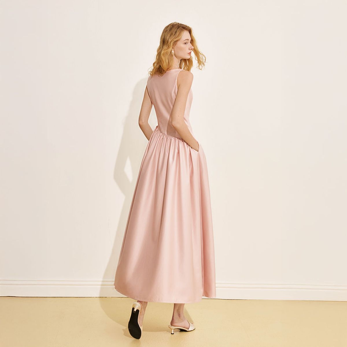 와이와이아이엠(YYIAM) YY_Satin gown long dress