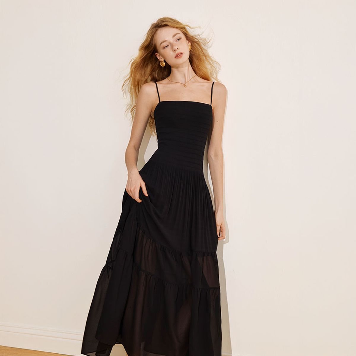 와이와이아이엠(YYIAM) YY_Slimming sheer dress_2color