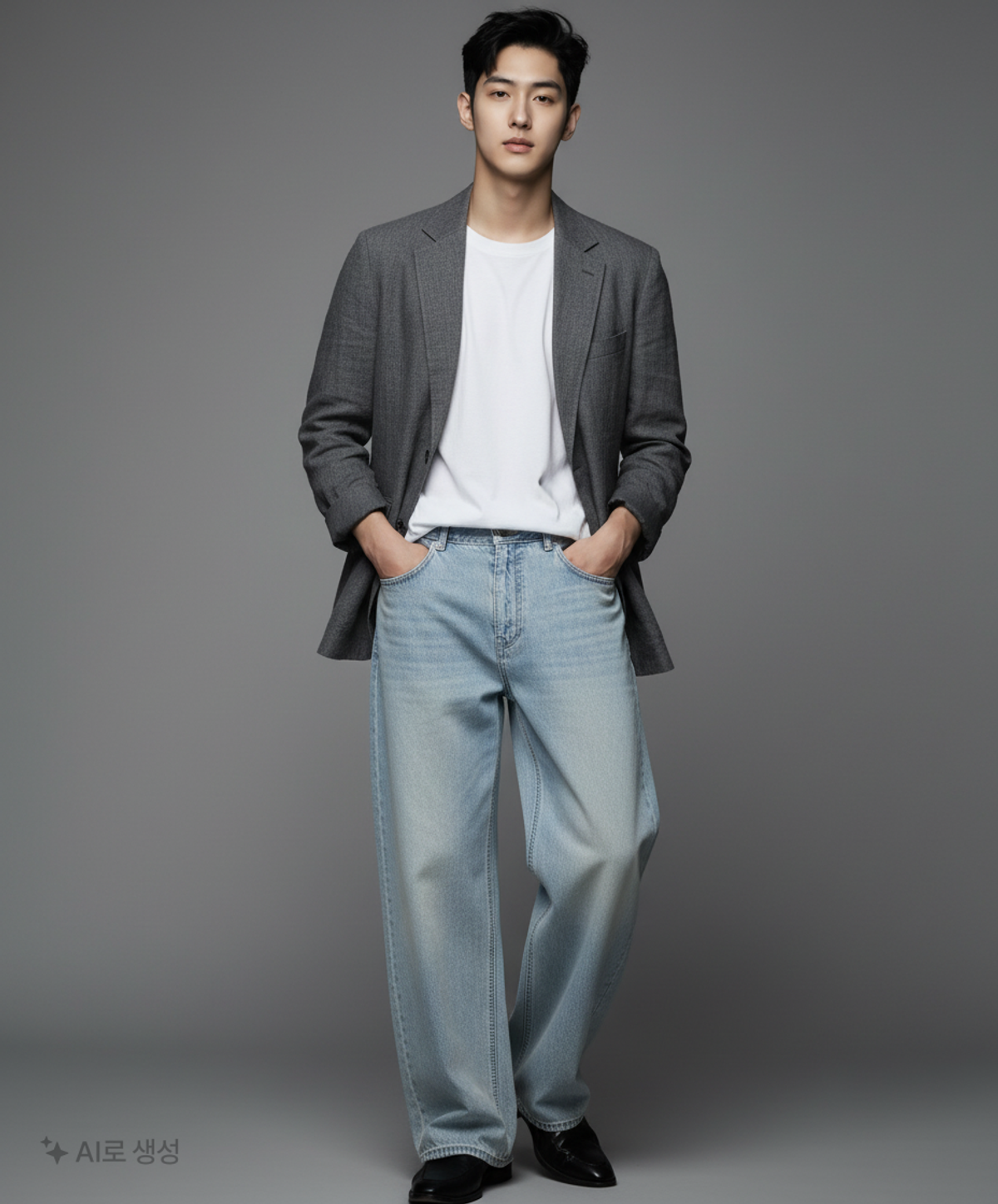 모덴아르더(MODEN ARDOR) 이지 루즈 데님 팬츠(연청) 30