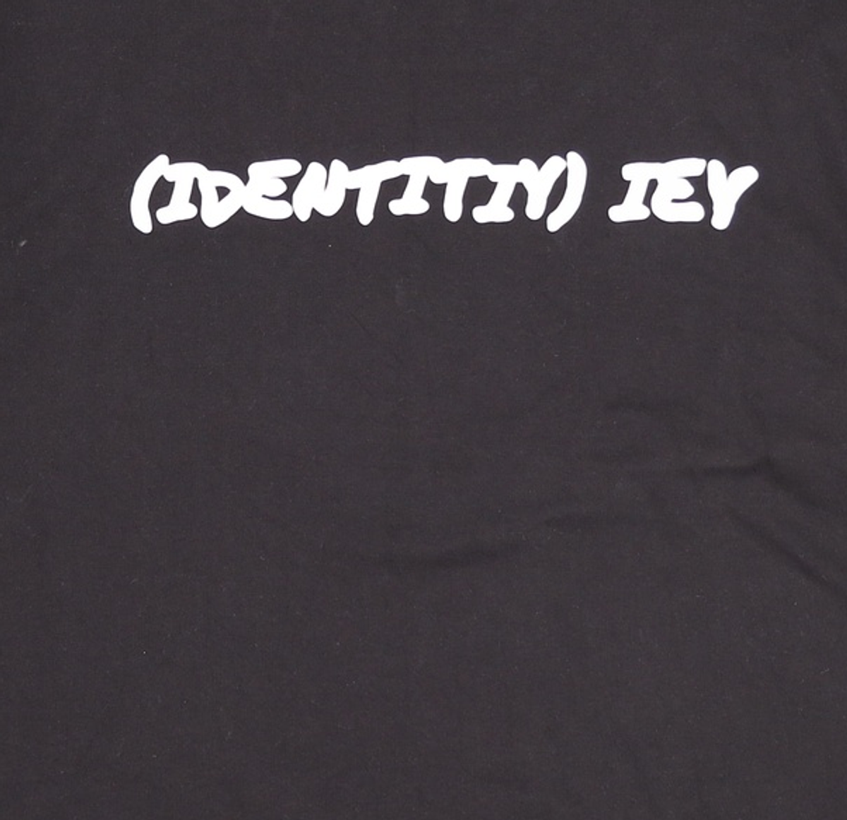 이에이(IEY) CALLI LOGO T-SHIRT Black L