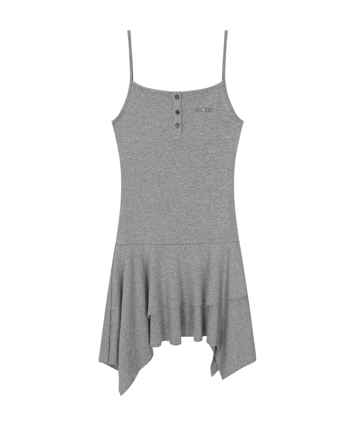 애즈온(ASON) MARE FRILL DRESS / GRAY