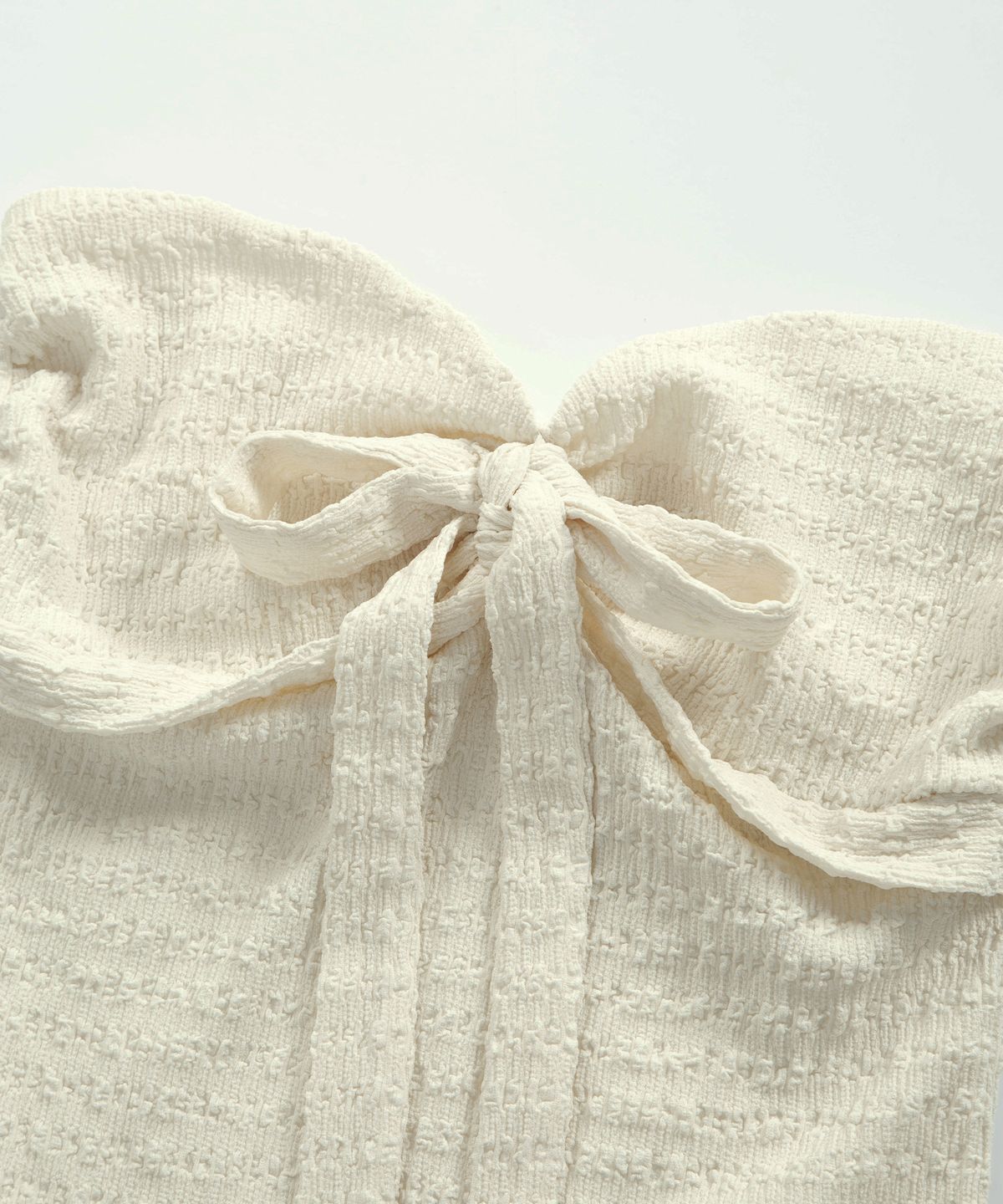 애즈온(ASON) COVE RIBBON TOP / IVORY