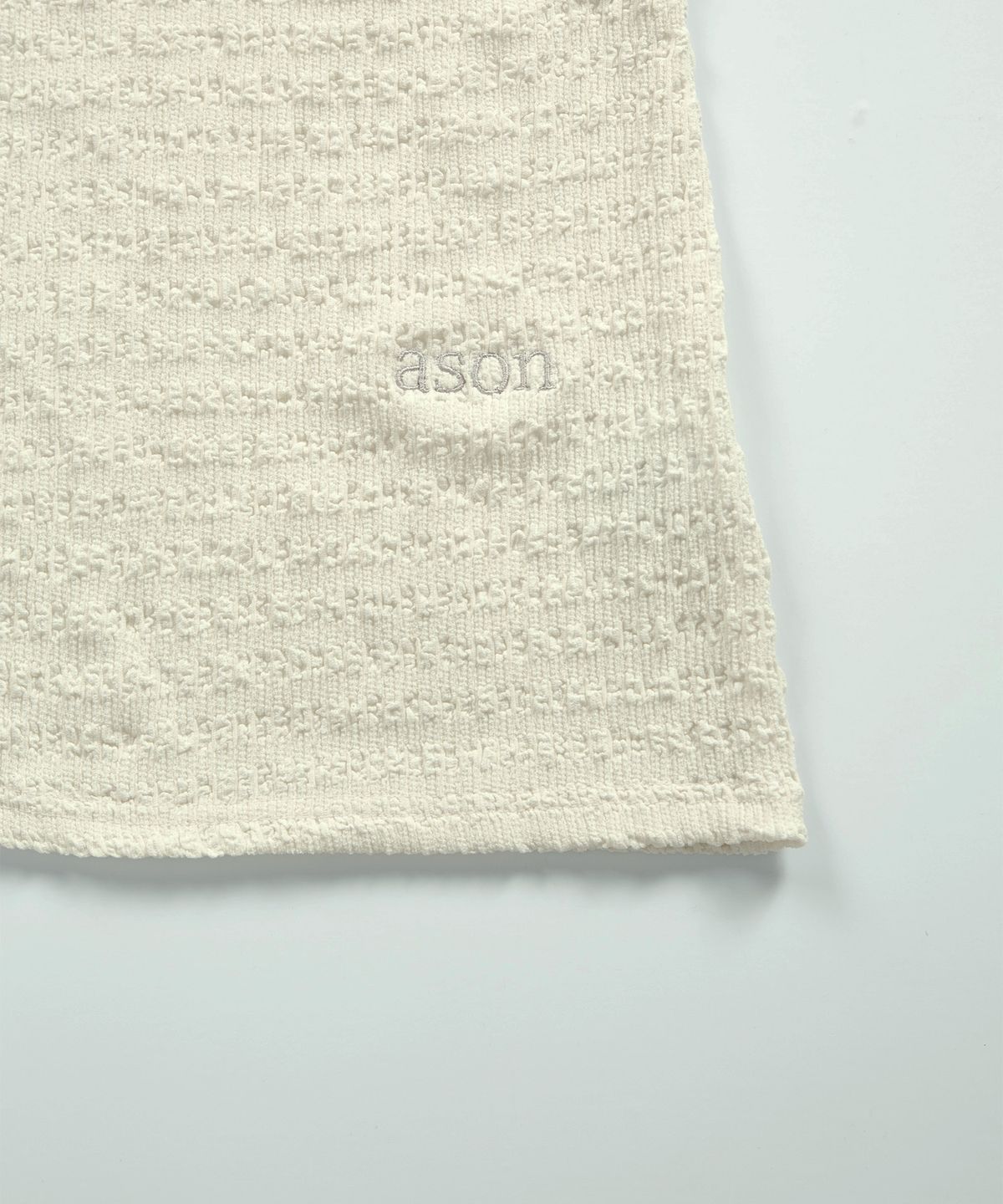 애즈온(ASON) COVE RIBBON TOP / IVORY