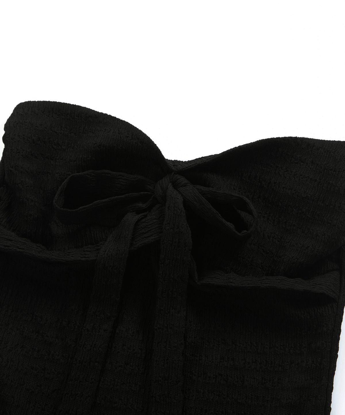 애즈온(ASON) COVE RIBBON TOP / BLACK