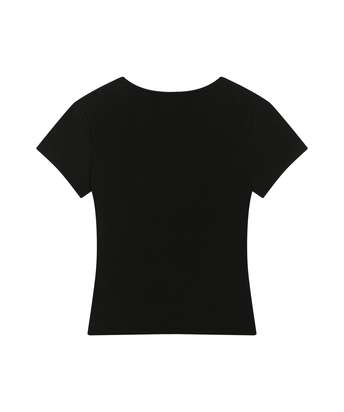 애즈온(ASON) EVER BUTTON TEE / BLACK