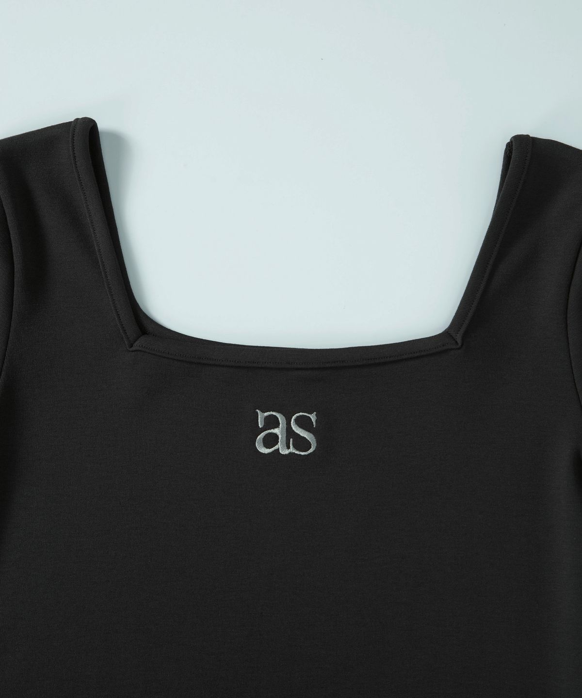애즈온(ASON) SQUARE LINE TEE / CHARCOAL