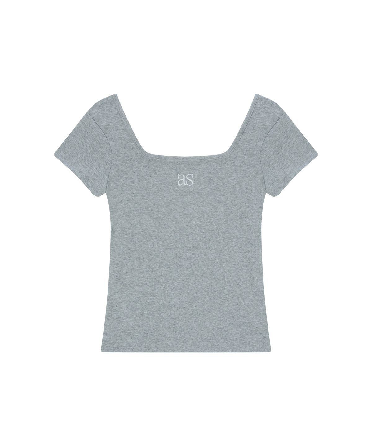 애즈온(ASON) SQUARE LINE TEE / GRAY