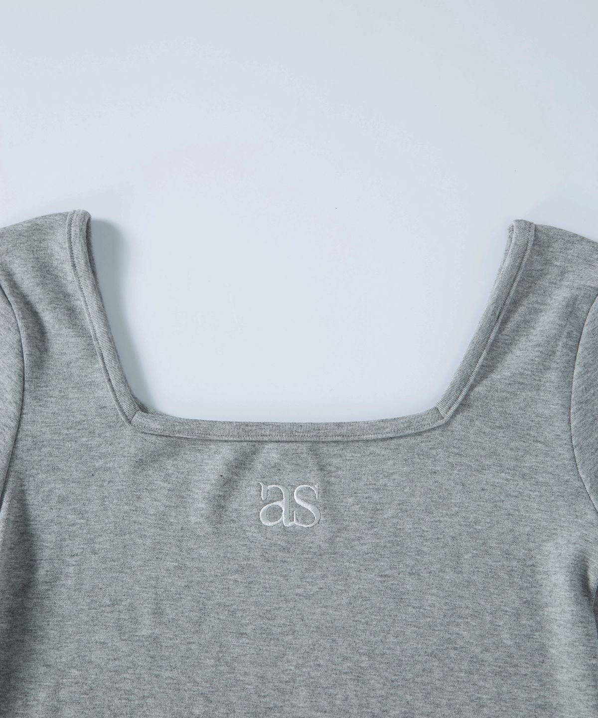 애즈온(ASON) SQUARE LINE TEE / GRAY