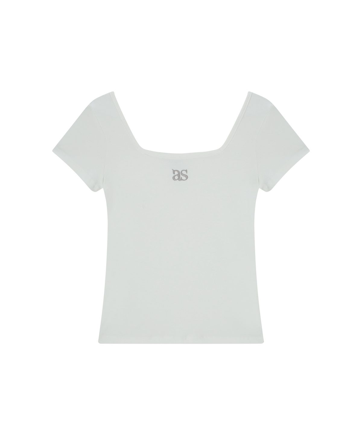 애즈온(ASON) SQUARE LINE TEE / WHITE