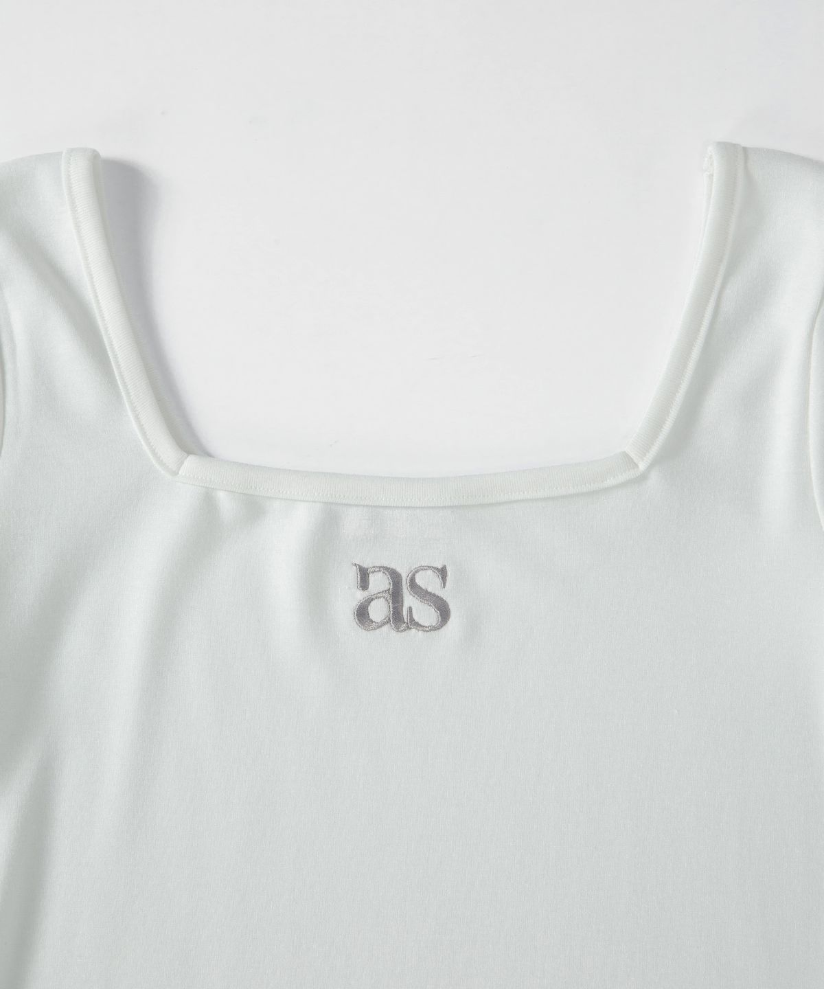 애즈온(ASON) SQUARE LINE TEE / WHITE