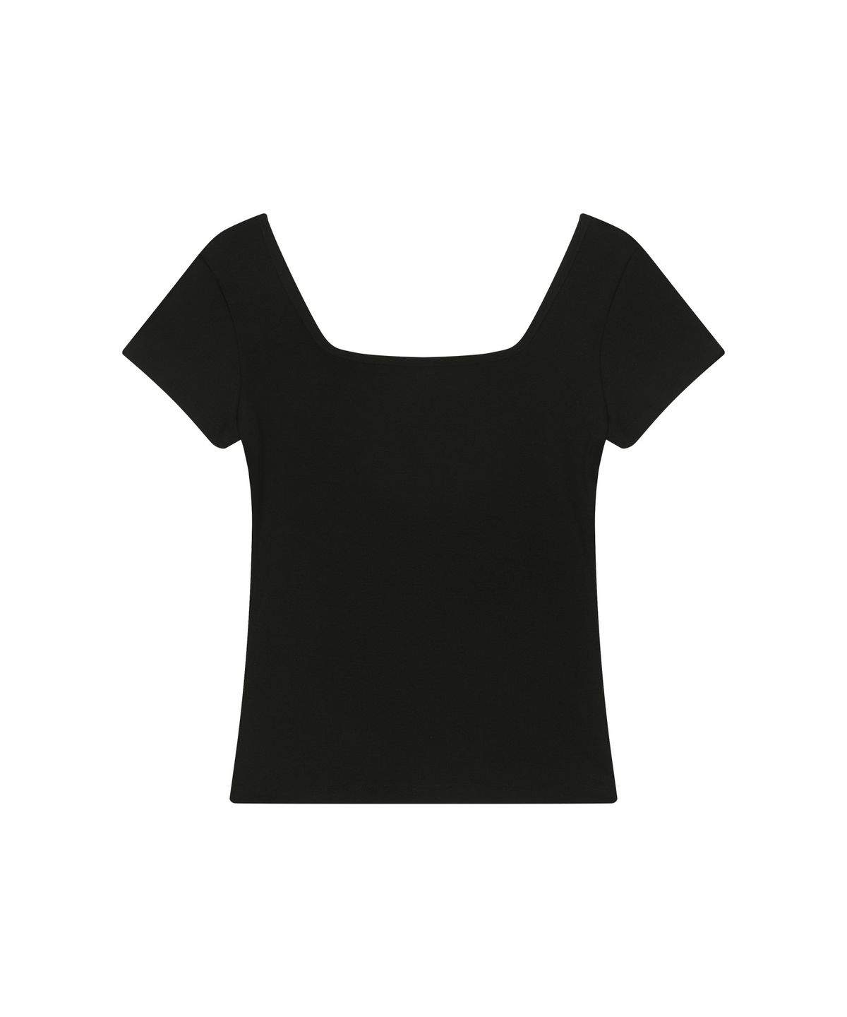 애즈온(ASON) SQUARE LINE TEE / BLACK