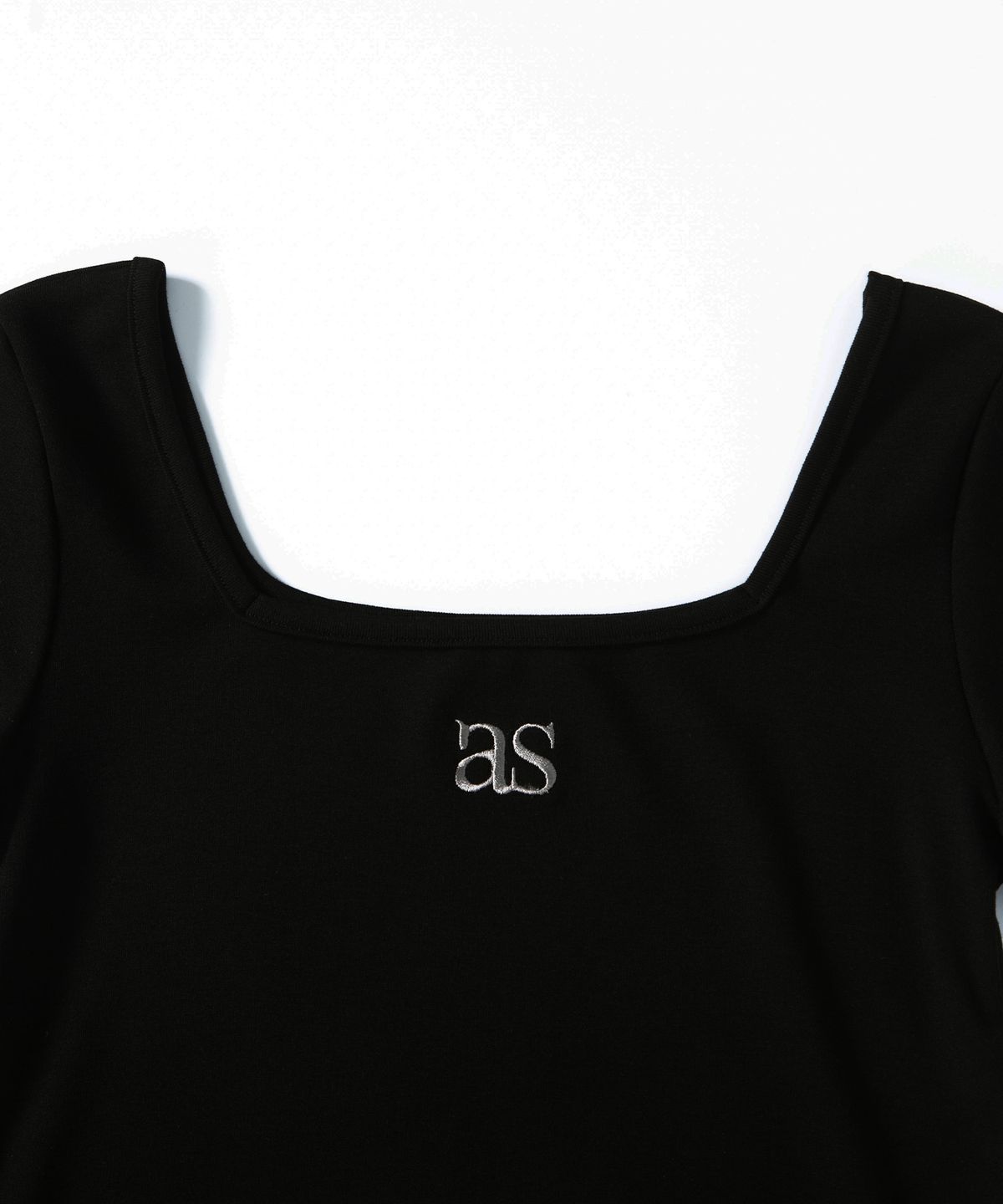 애즈온(ASON) SQUARE LINE TEE / BLACK