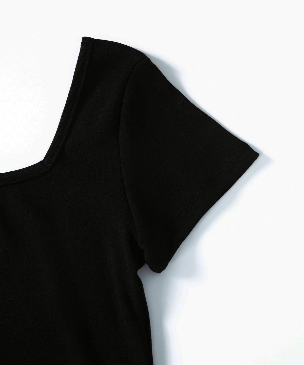 애즈온(ASON) SQUARE LINE TEE / BLACK
