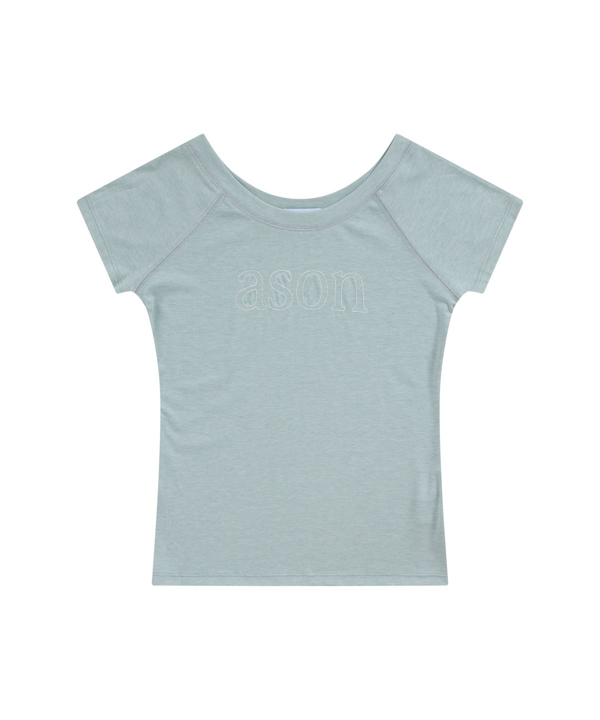 애즈온(ASON) MONO REGLAN TEE / LIGHT BLUE
