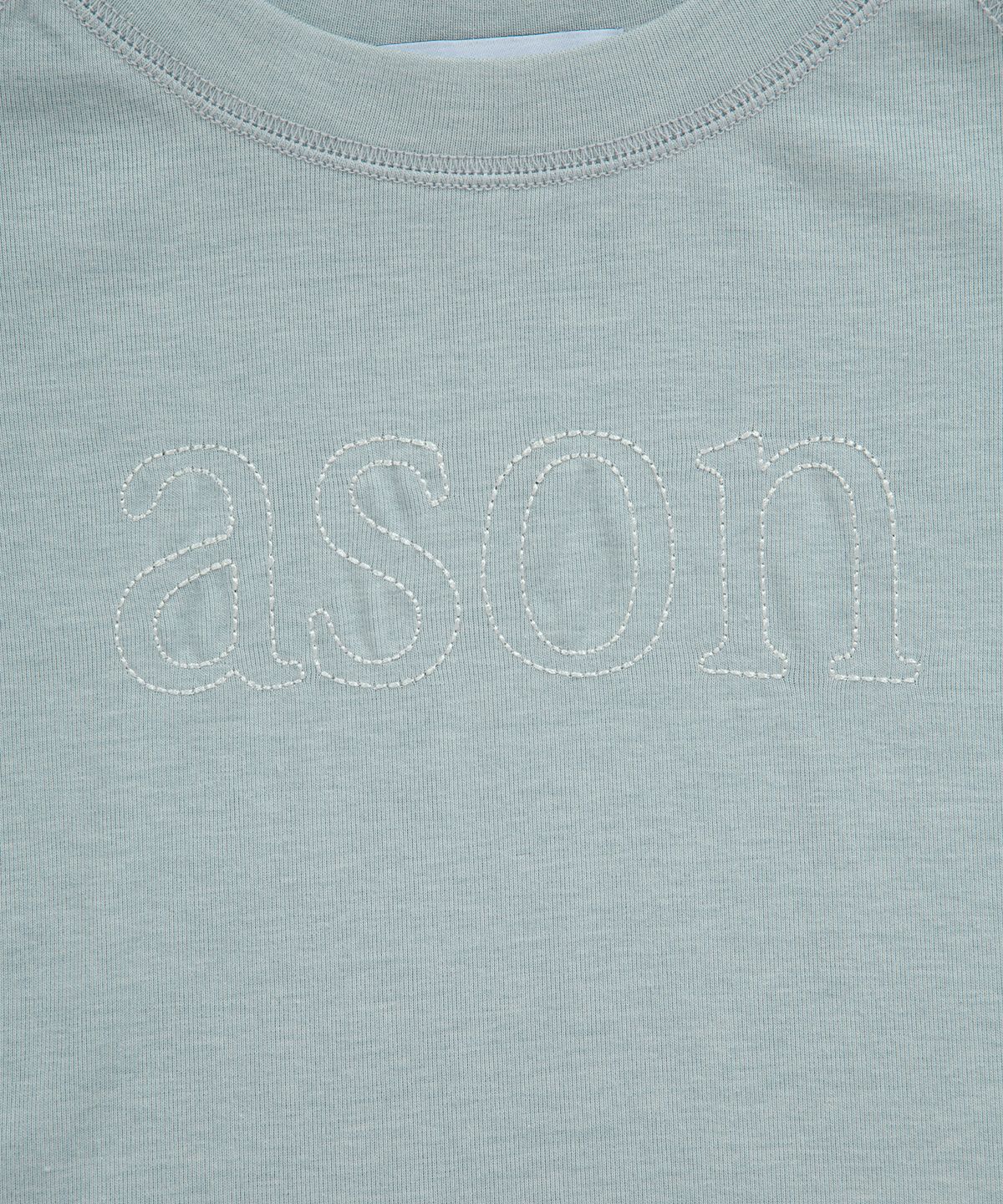 애즈온(ASON) MONO REGLAN TEE / LIGHT BLUE