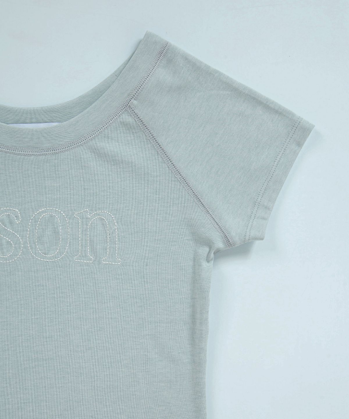 애즈온(ASON) MONO REGLAN TEE / LIGHT BLUE