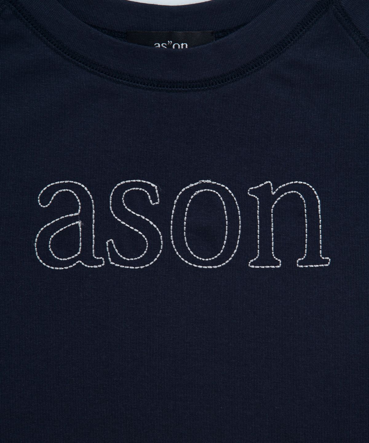 애즈온(ASON) MONO REGLAN TEE / NAVY