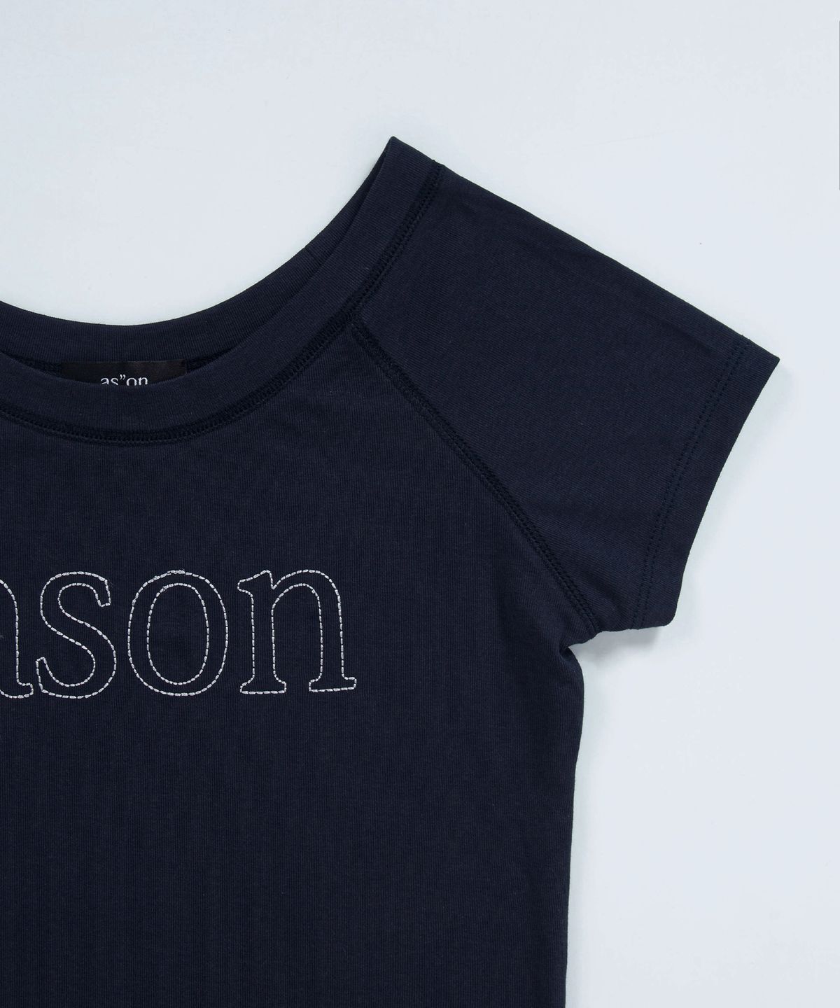 애즈온(ASON) MONO REGLAN TEE / NAVY