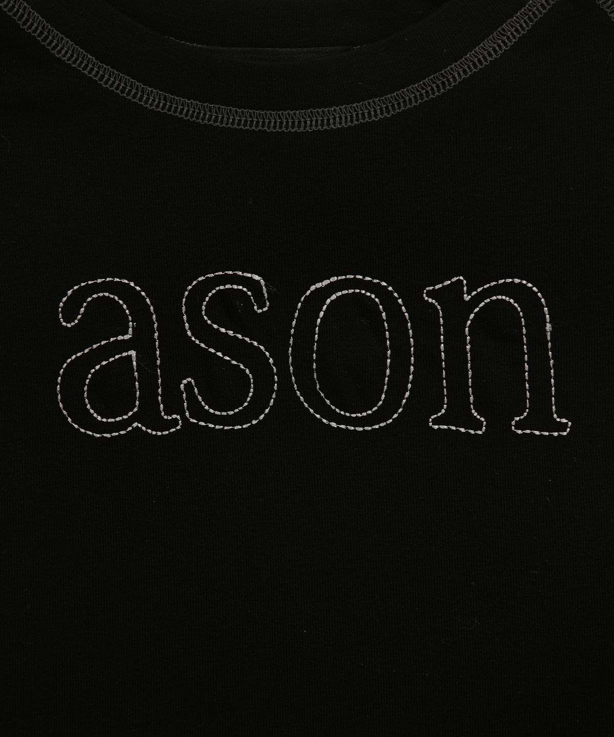 애즈온(ASON) MONO REGLAN TEE / BLACK