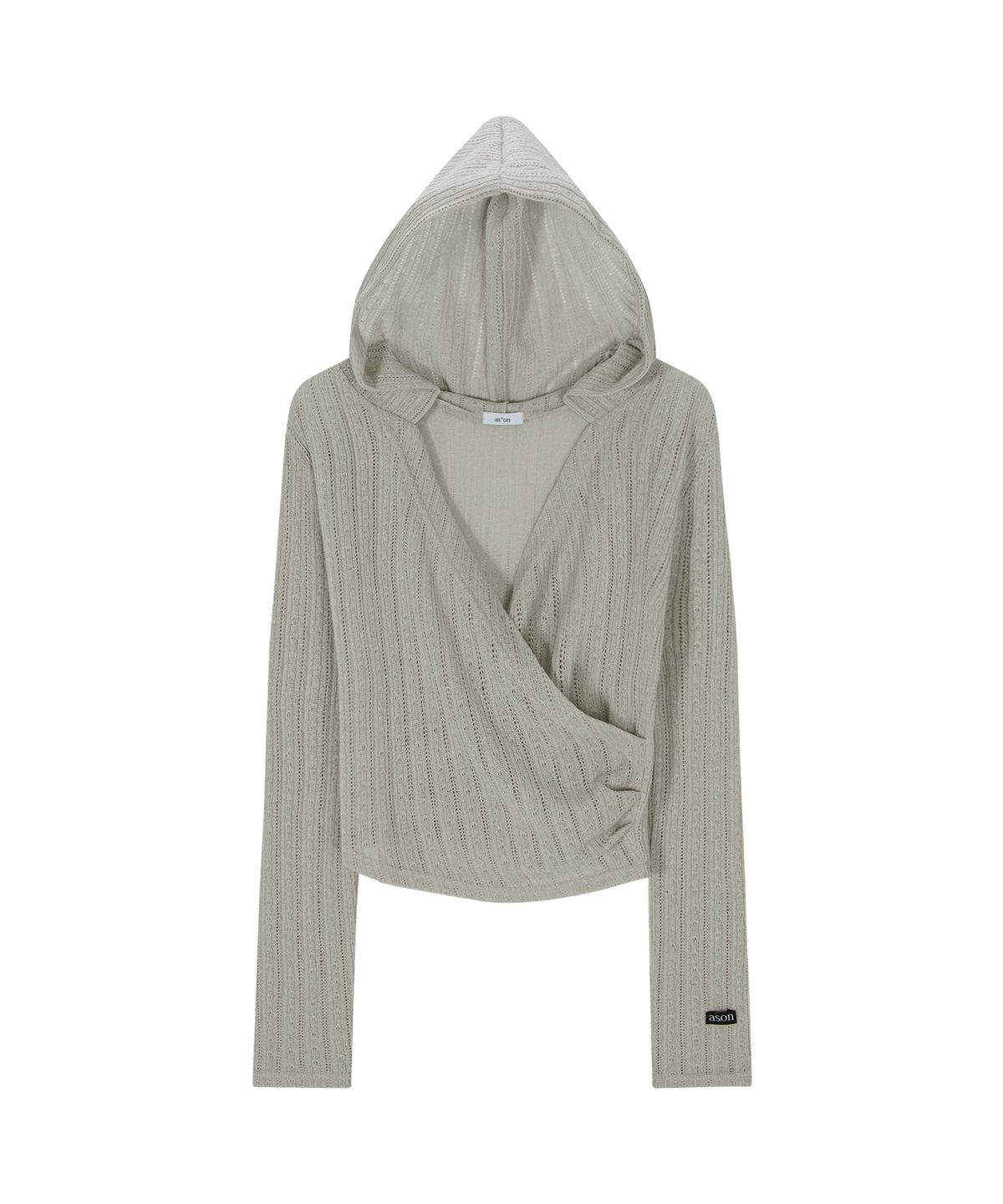 애즈온(ASON) FLOAT HOODIE / KHAKI GRAY