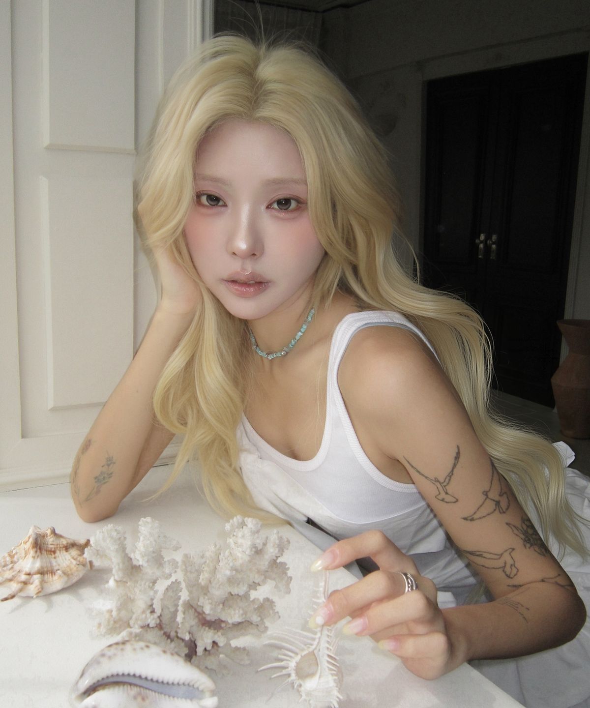 랜 아카이브(LANARCHIVE) [G1] 스타 스톤 목걸이