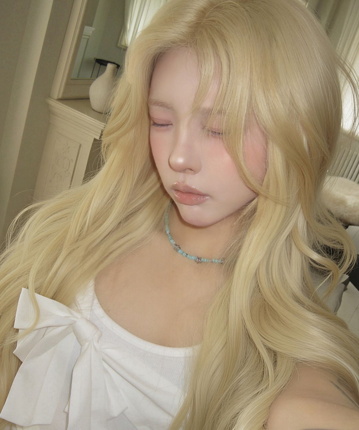 랜 아카이브(LANARCHIVE) [G1] 스타 스톤 목걸이