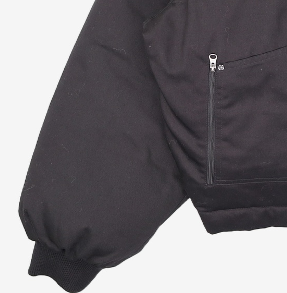 세컨모놀로그(SECONDMONO) Cotton Twill Carpenter Pocket Work Padding [BLACK]_SEJP012BLACK L