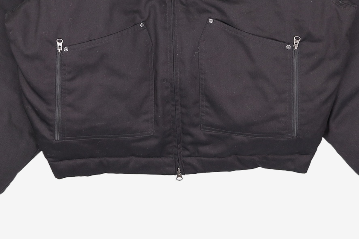 세컨모놀로그(SECONDMONO) Cotton Twill Carpenter Pocket Work Padding [BLACK]_SEJP012BLACK L