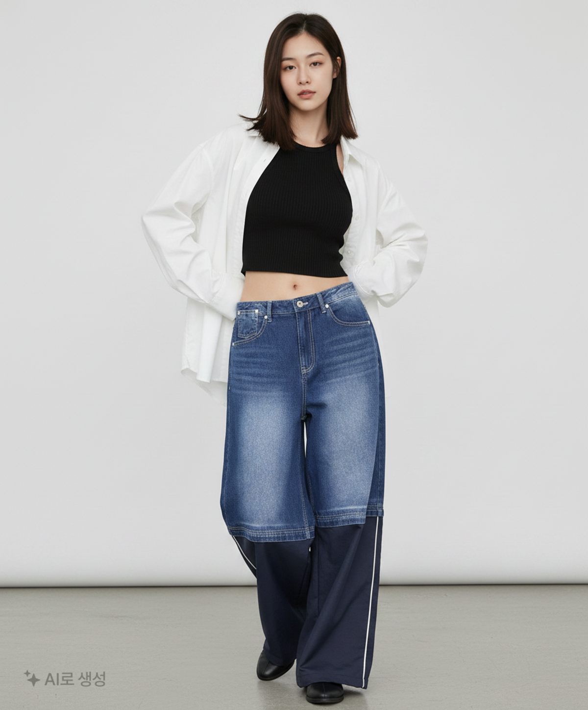러닝하이(RUNNINGHIGH) 청/데님 팬츠 M