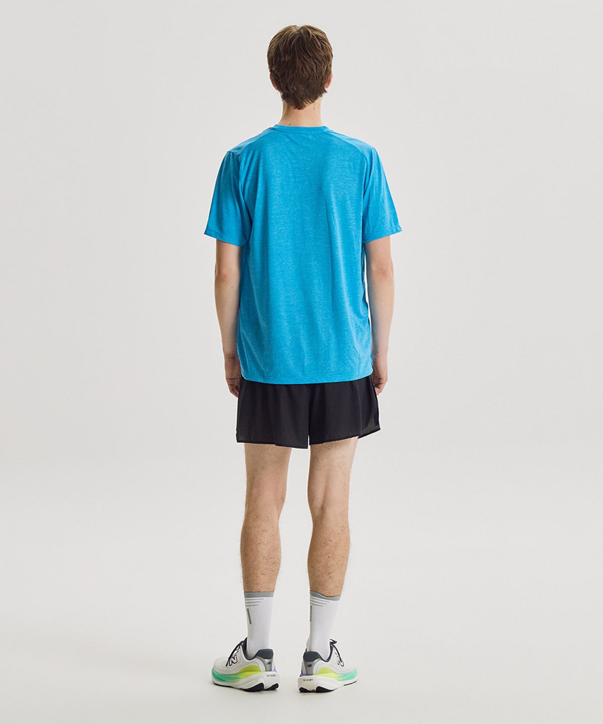 뉴발란스(NEW BALANCE) NBNEG36401 / MEN ATHLETIC 반팔티 (L/BLUE)