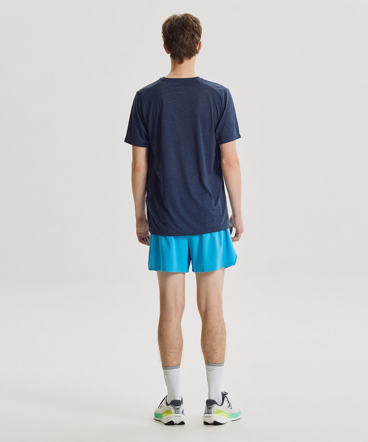 뉴발란스(NEW BALANCE) NBNEG36401 / MEN ATHLETIC 반팔티 (BLUE)