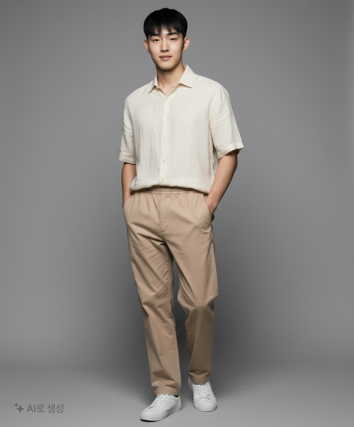 유니클로(UNIQLO) 코튼 팬츠 L