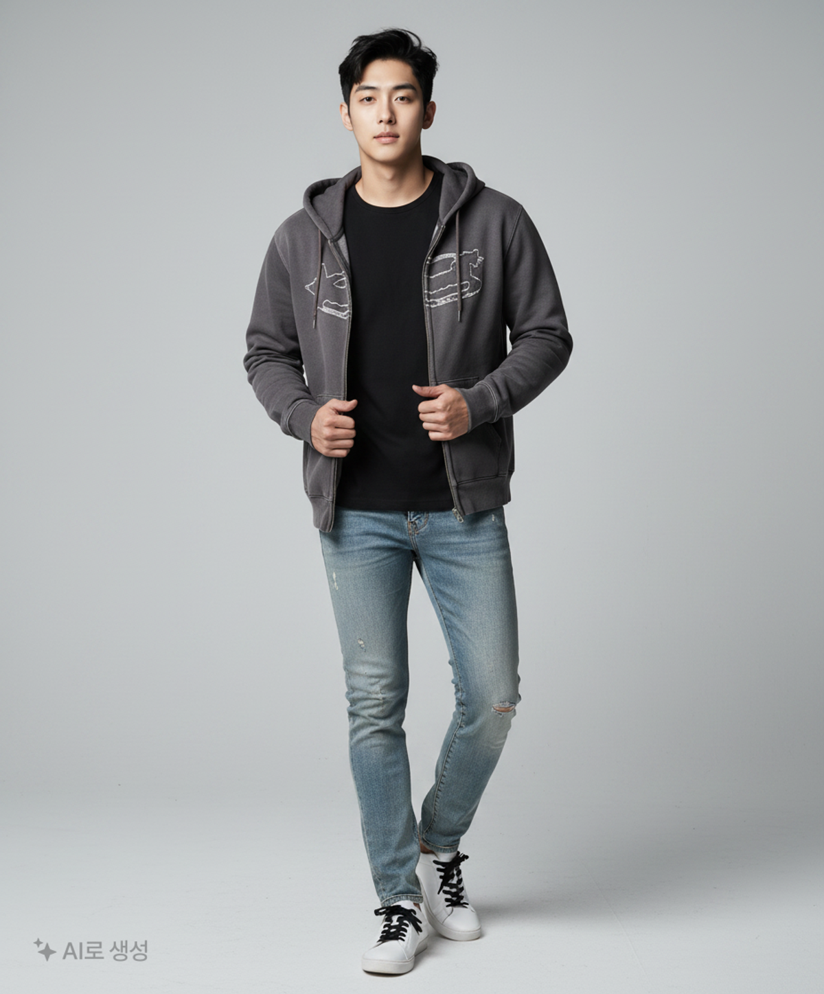어반디타입(URBANDTYPE) 후드 집업 M