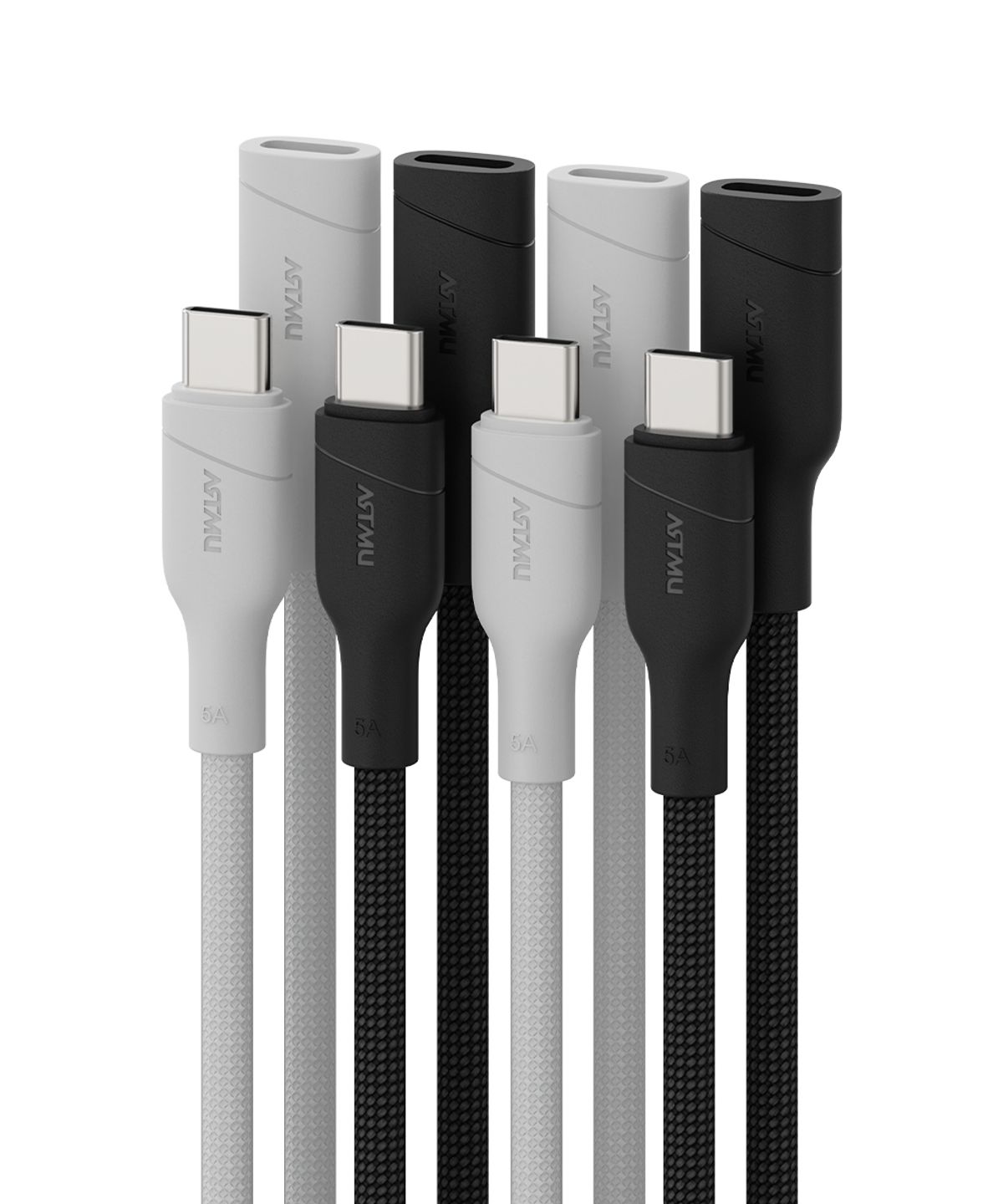 아트뮤(ARTMU) 네오 C타입 to C 100W 240W 5A PD 고속충전 연장케이블 100cm 화이트