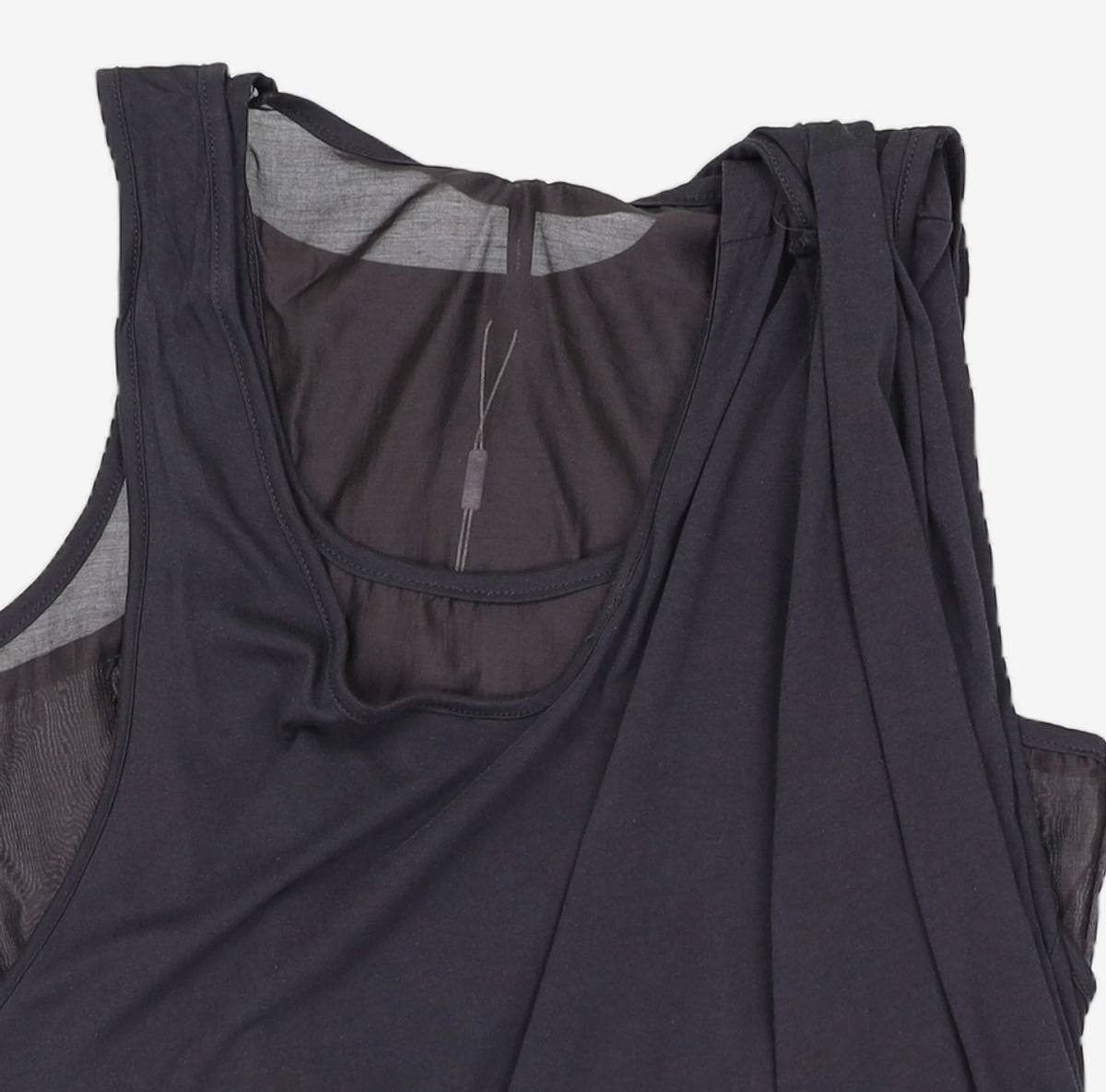 플레어업(FLAREUP) Asymmetrical Layered Sleeveless (FL-169_Black) FREE