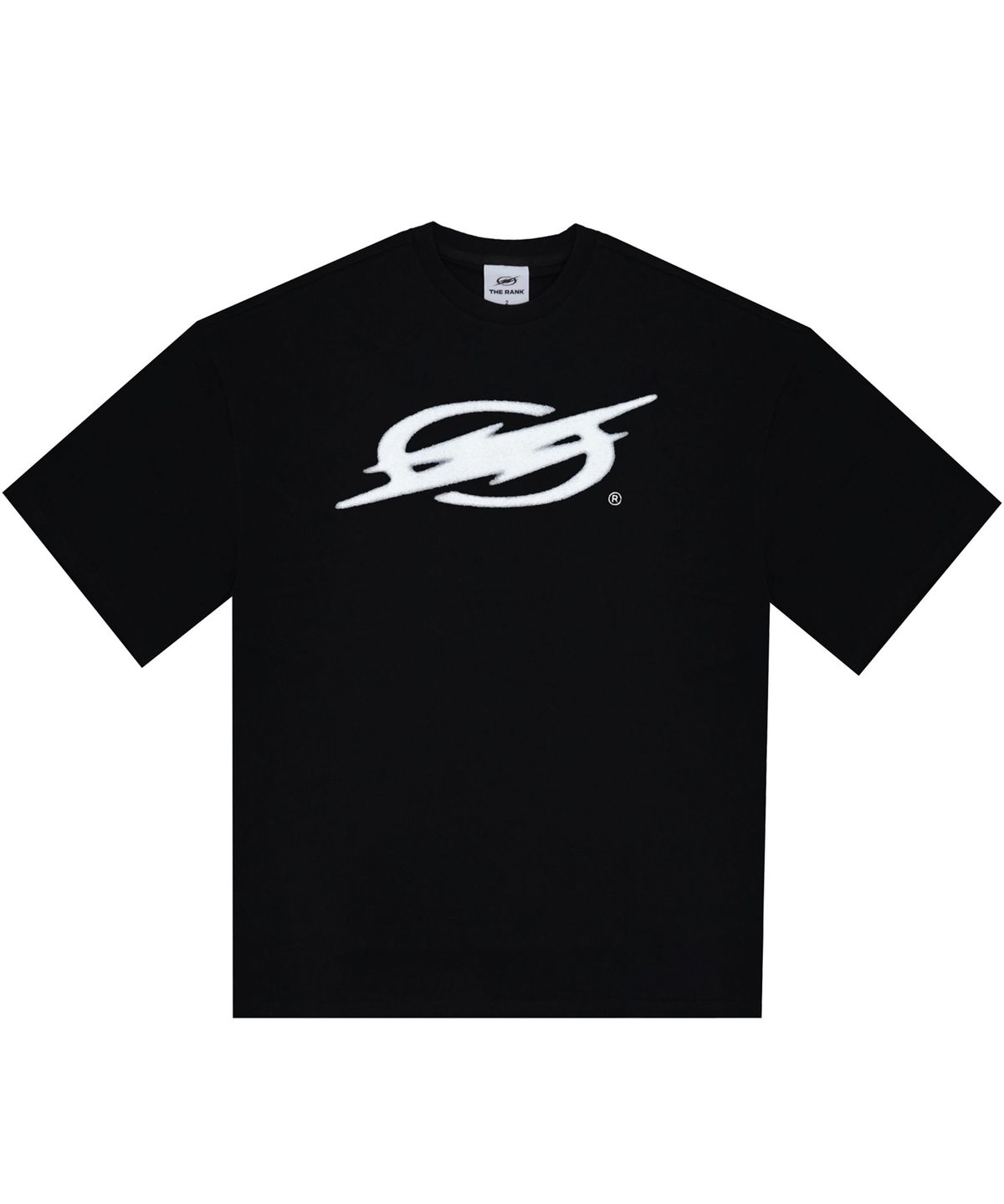 더랭크(THERANK) RANK STATIC CORE OVERFIT T-SHIRTS [BLACK]