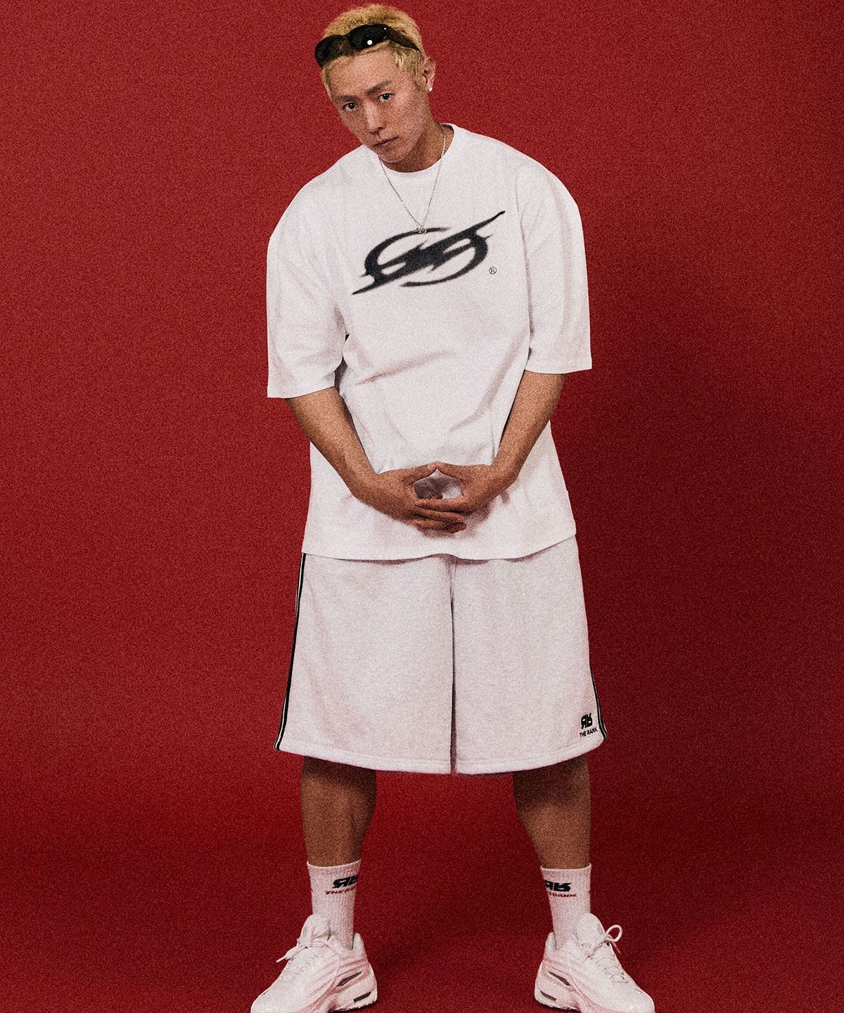더랭크(THERANK) RANK STATIC CORE OVERFIT T-SHIRTS [WHITE]