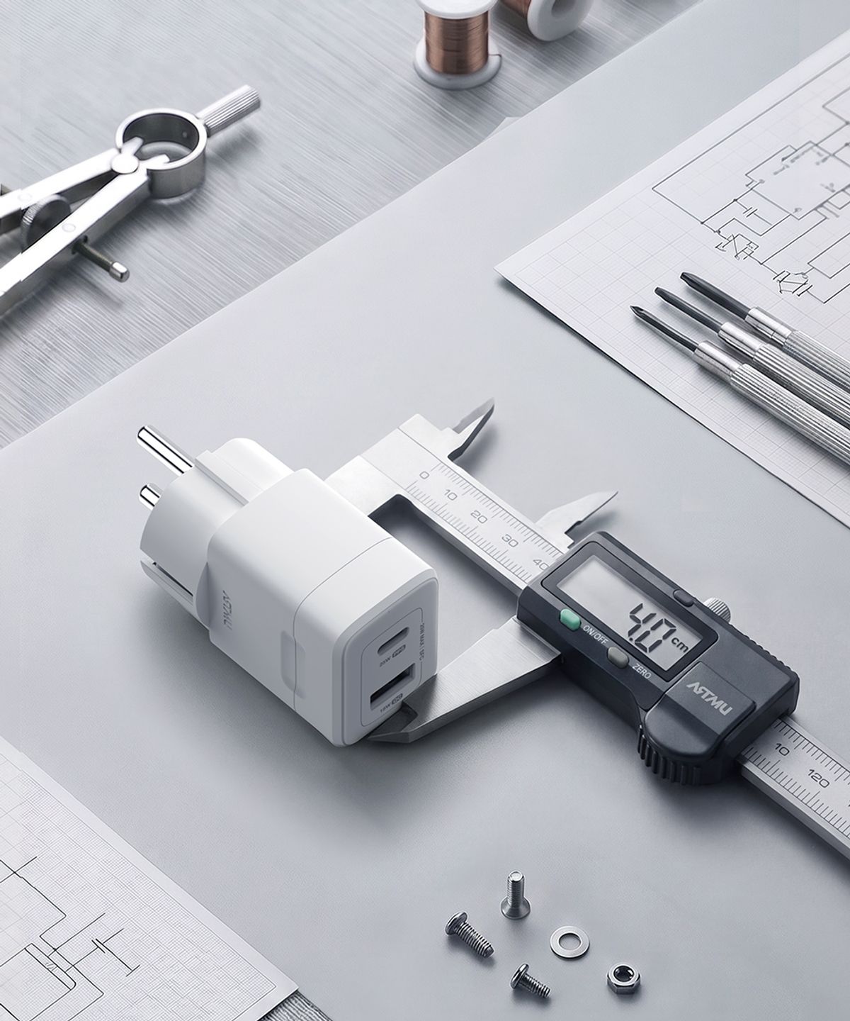 아트뮤(ARTMU) USB PD 25W PPS GaN 접지 듀얼 초고속 미니 충전기 GB252 블랙