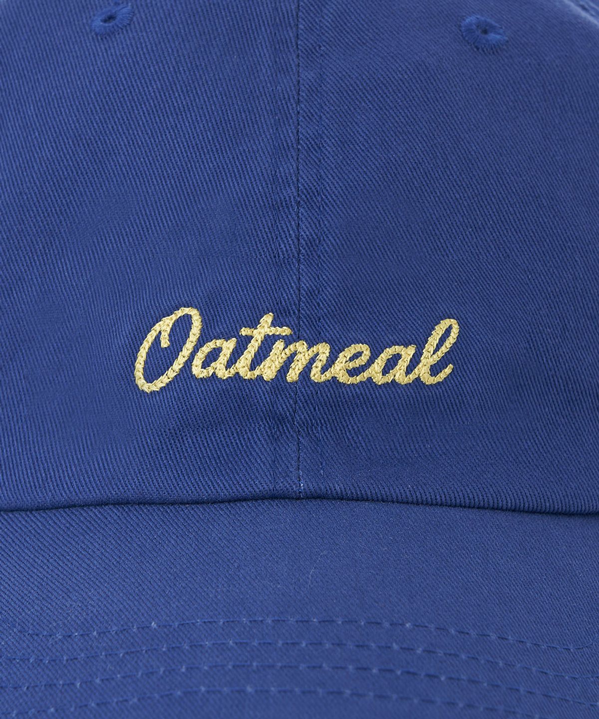오트밀카페(OATMEAL CAFE) 오트밀카페 레터링 볼캡 - 블루