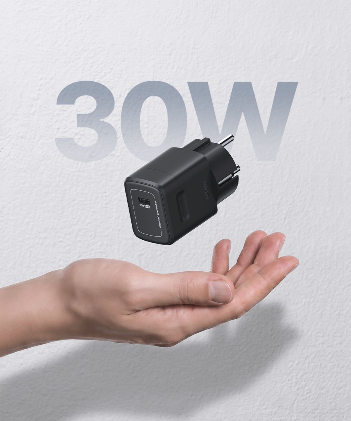 아트뮤(ARTMU) USB PD 30W PPS GaN 접지 듀얼 초고속 미니 충전기 GB302 블랙